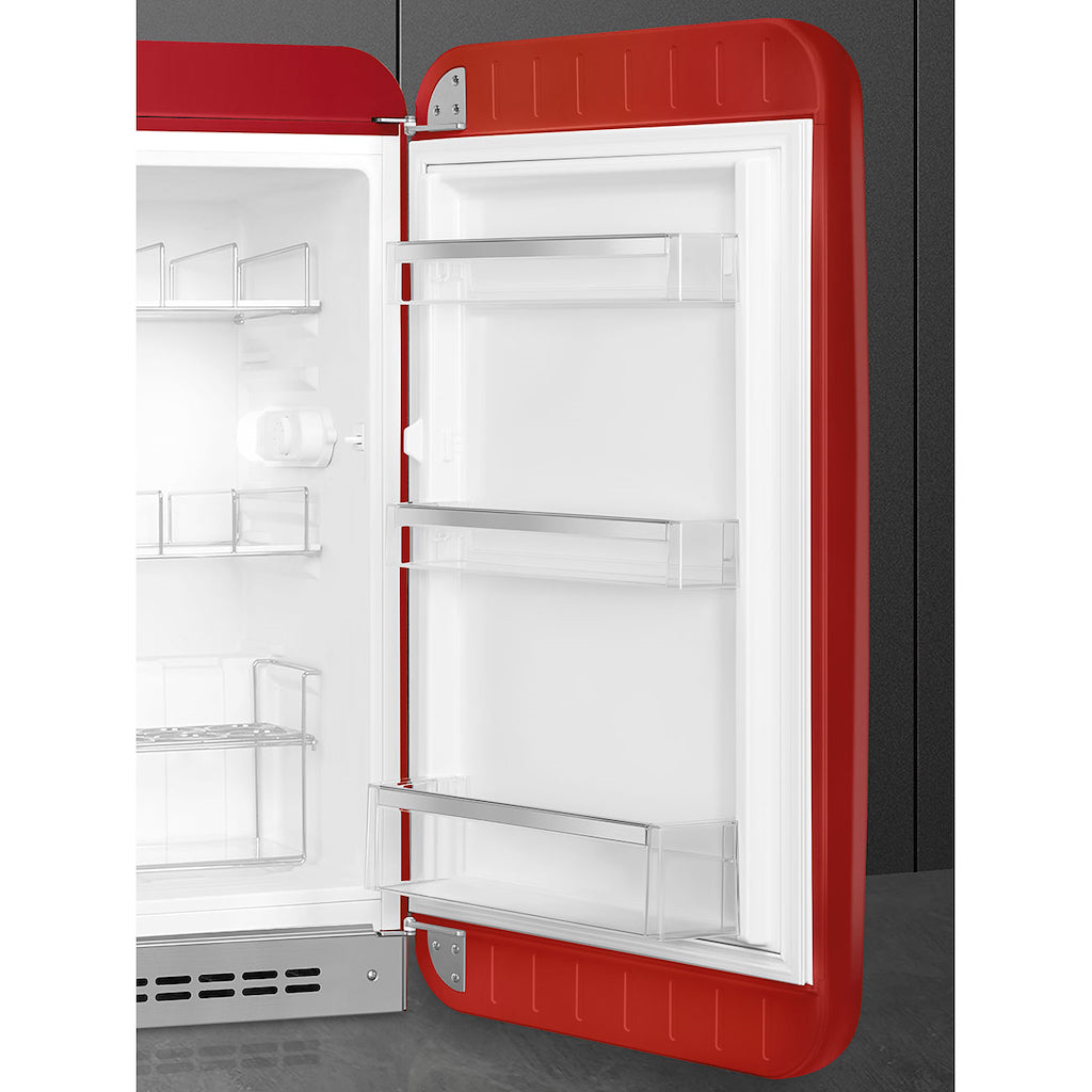 Smeg FAB10HRRD6 Retro Mini Fridge with Ice Box Right Hand Hinge - Red