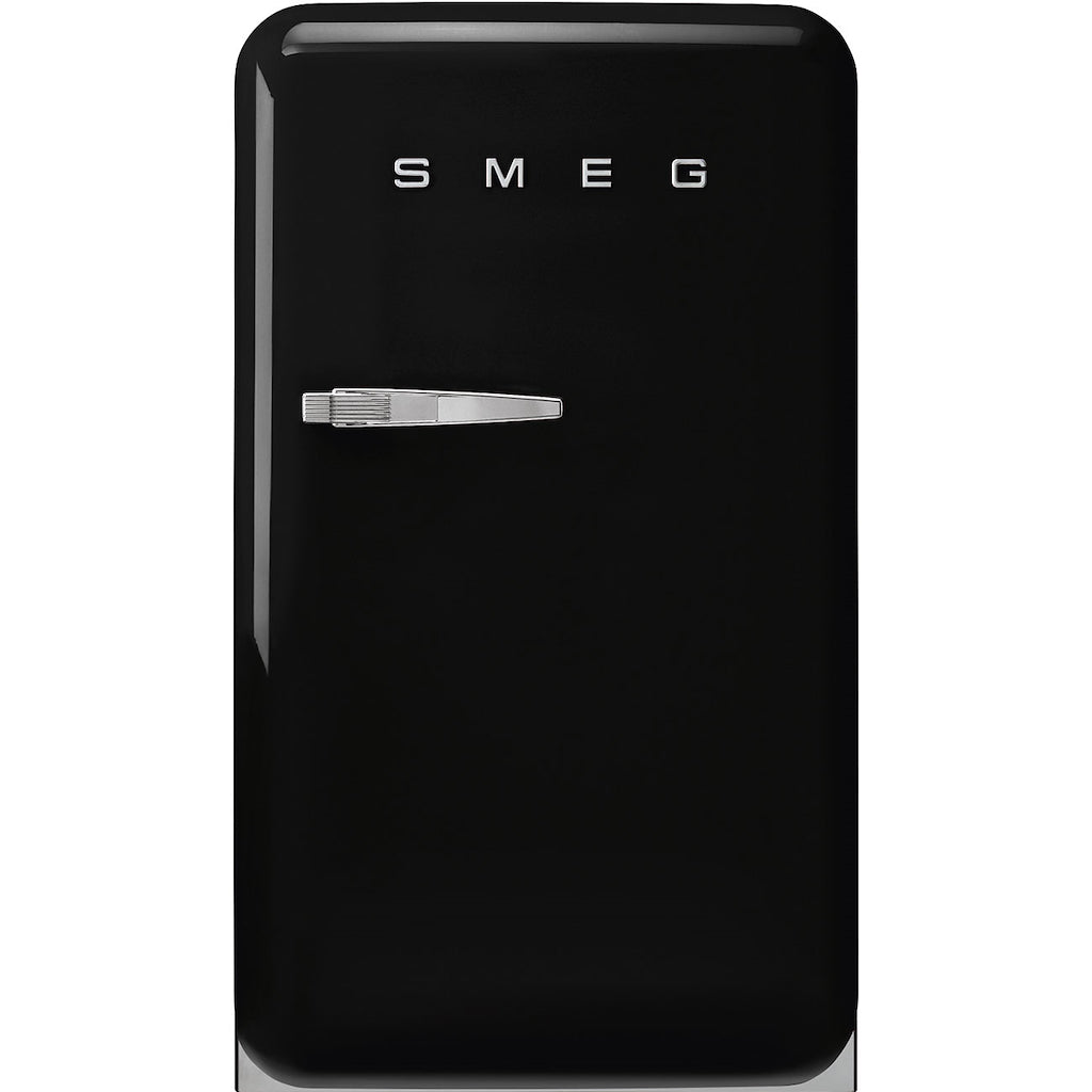 Smeg FAB10RBL6 Retro Mini Fridge Right Hand Hinge - Black