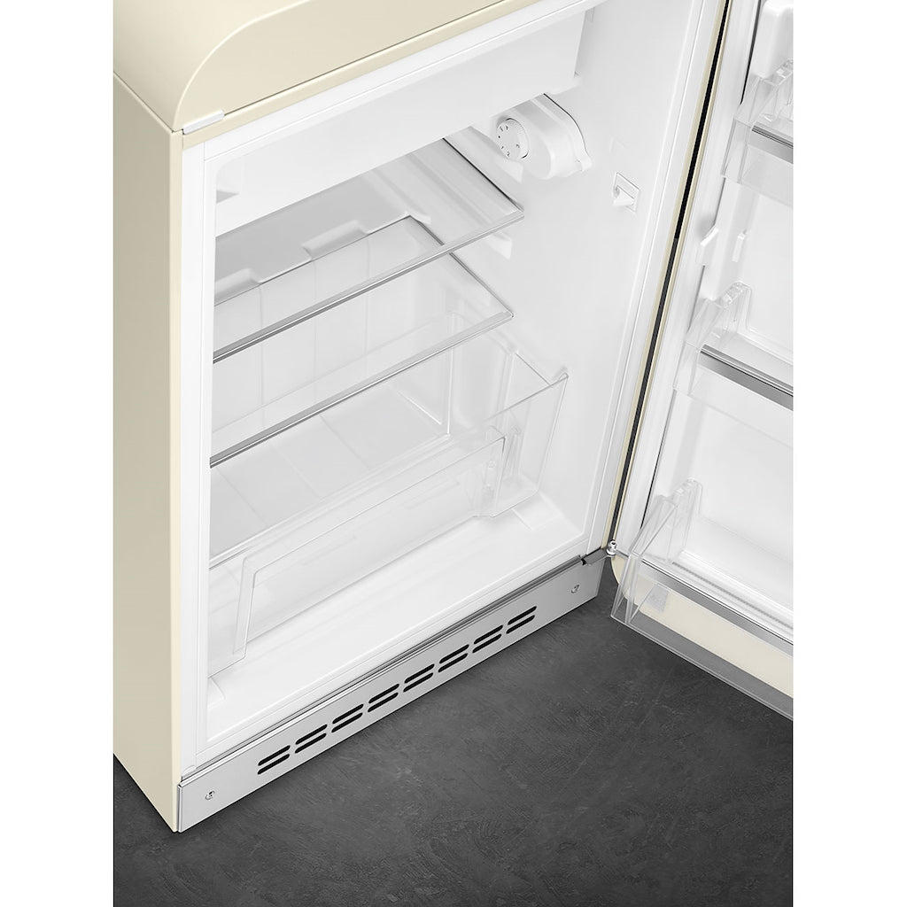 Smeg FAB10RCR6 Retro Mini Fridge Right Hand Hinge - Cream