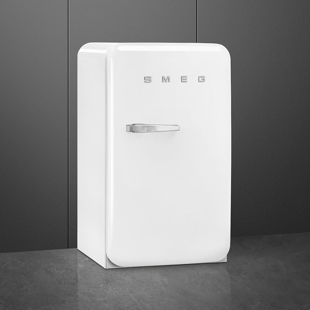 Smeg FAB10RWH6 Retro Mini Fridge Right Hand Hinge - White