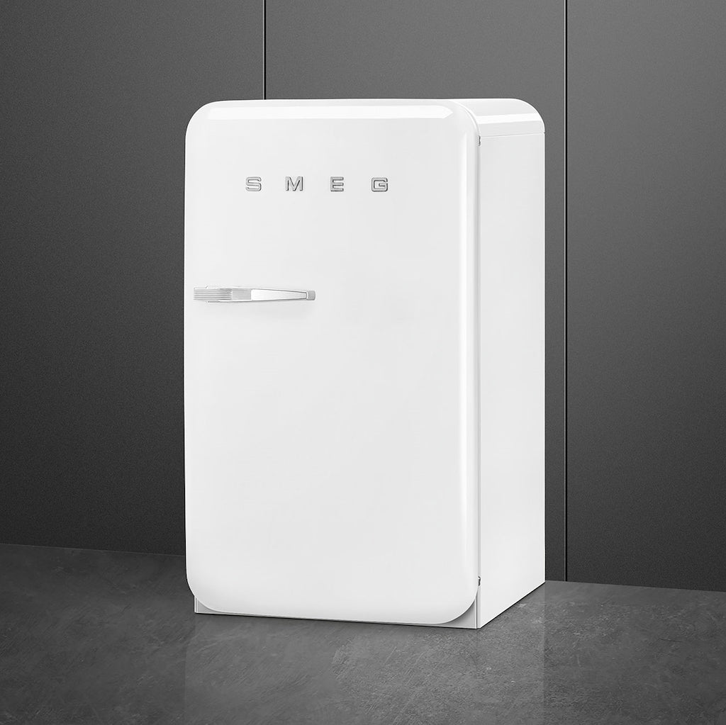 Smeg FAB10RWH6 Retro Mini Fridge Right Hand Hinge - White