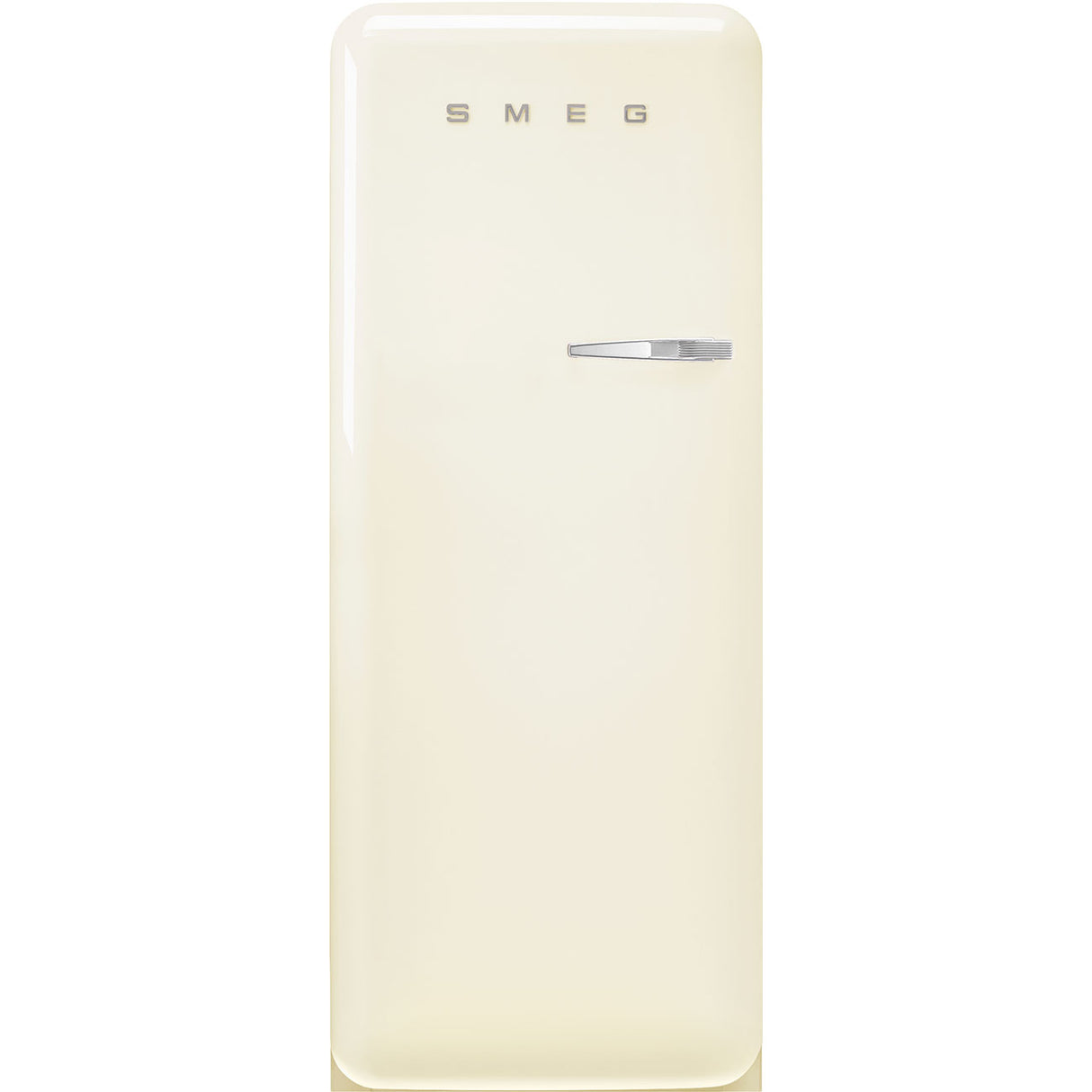Smeg FAB28LCR6UK Retro Fridge Freezer Left Hand Hinge - Cream