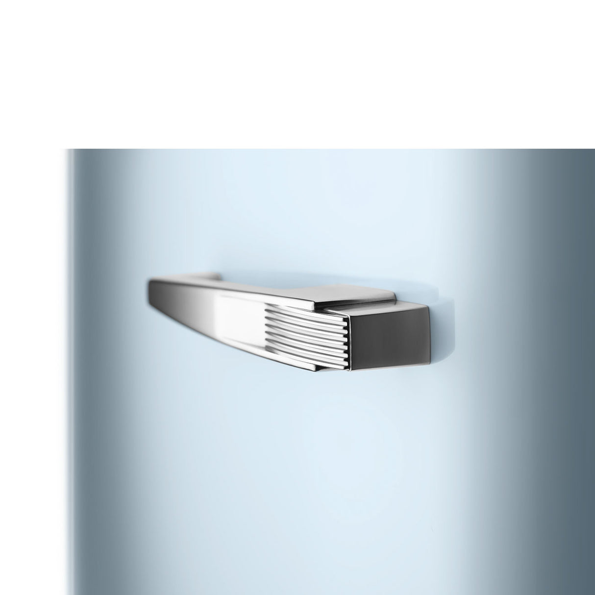 Smeg FAB28LPB6UK Retro Fridge with Icebox Left Hand Hinge - Pastel Blue