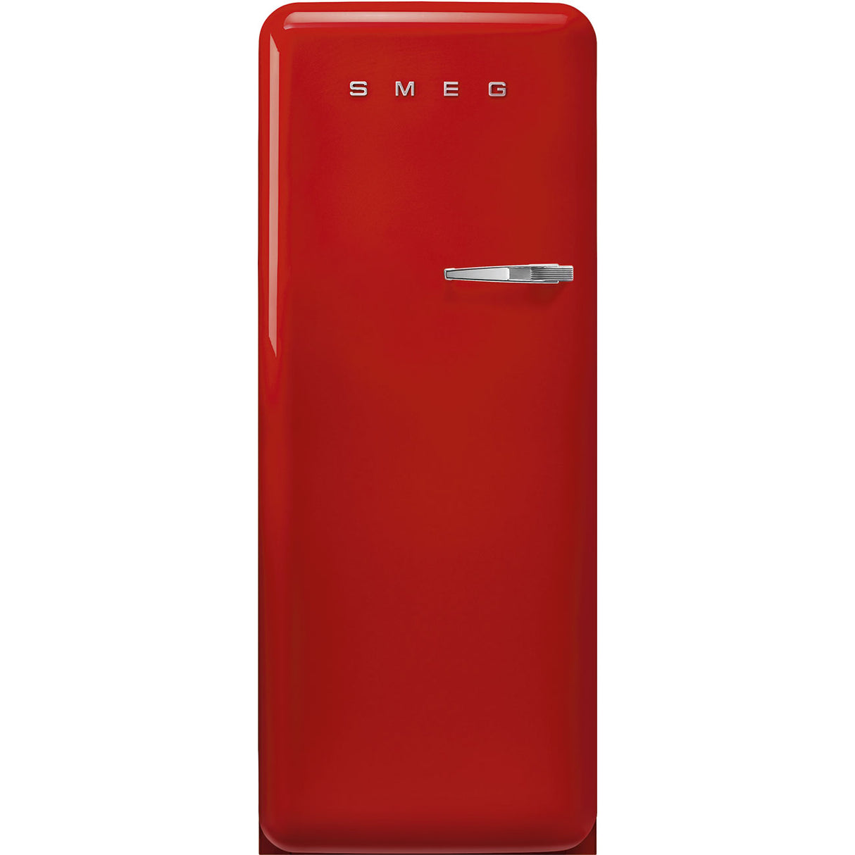Smeg FAB28LRD6UK Retro Fridge with Icebox Left Hand Hinge - Red