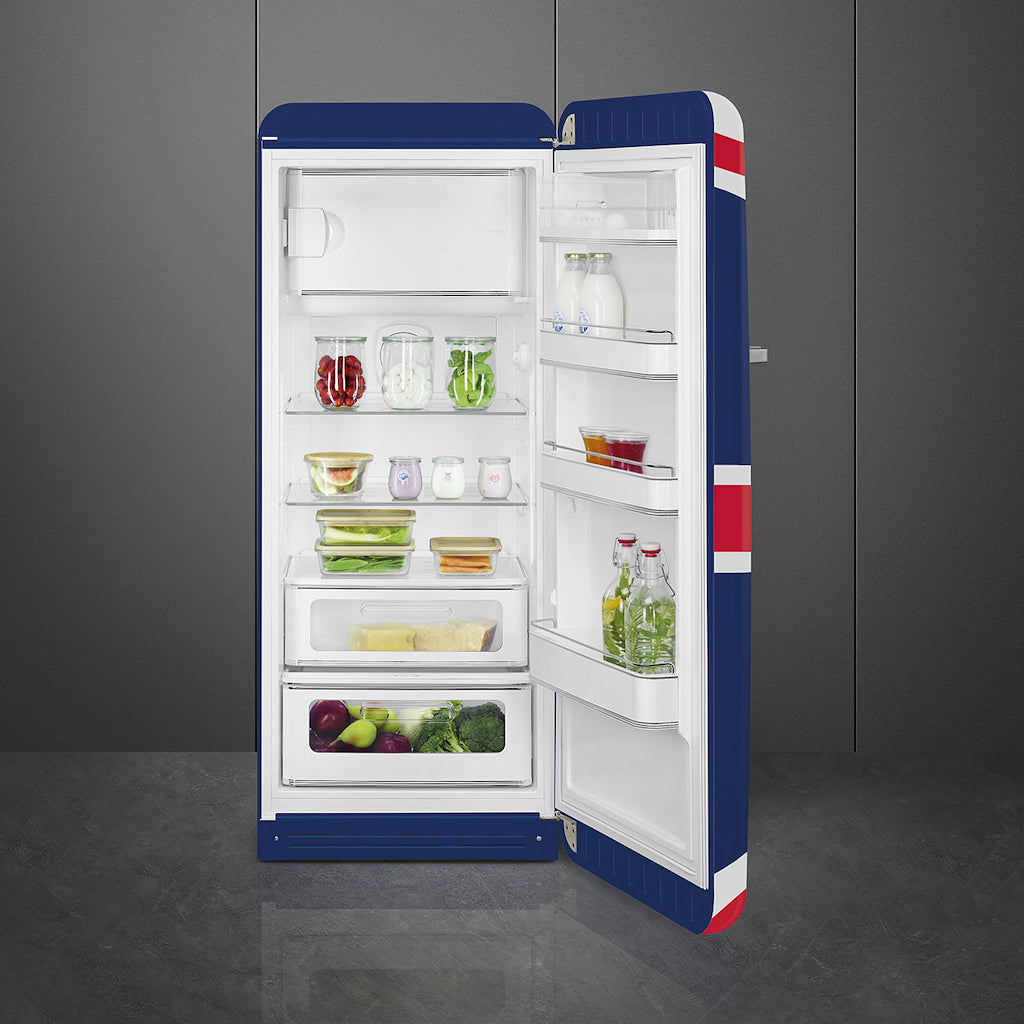 Smeg FAB28RDUJ6 Retro Fridge Freezer Right Hand Hinge - Union Jack