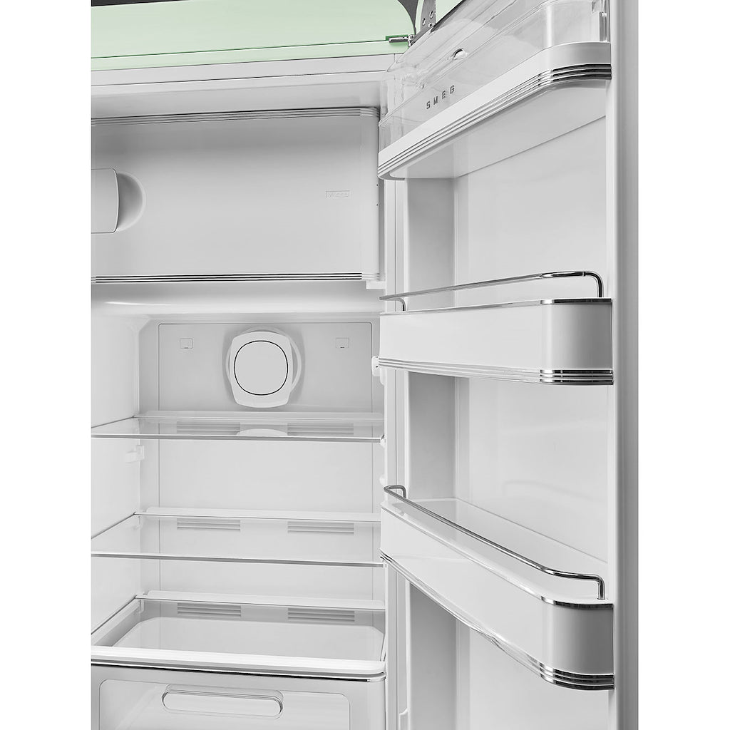 Smeg FAB28RPG6 Retro Fridge with Icebox Right Hand Hinge - Pastel Green
