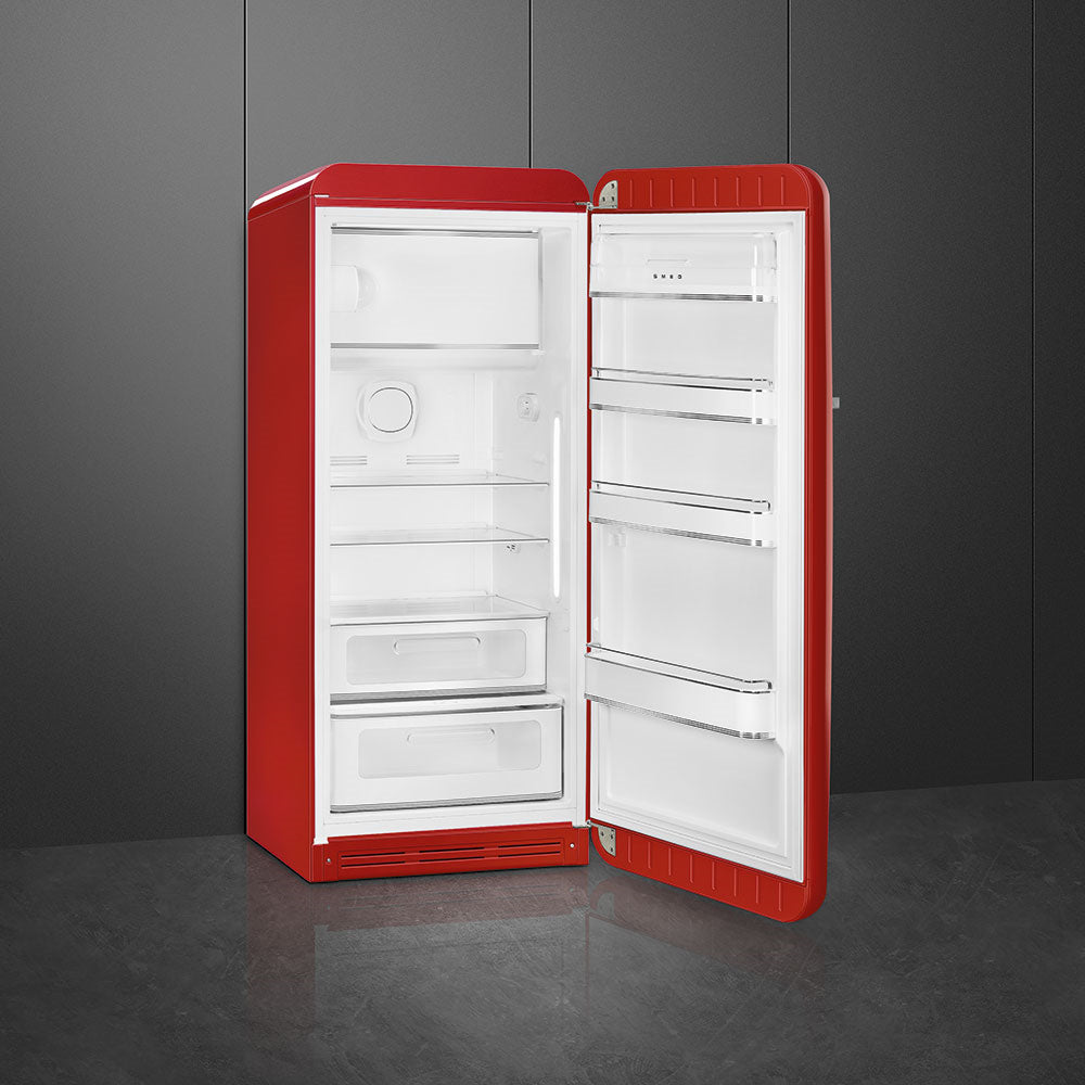 Smeg FAB28RRD6UK Retro Fridge Freezer Right Hand Hinge - Red