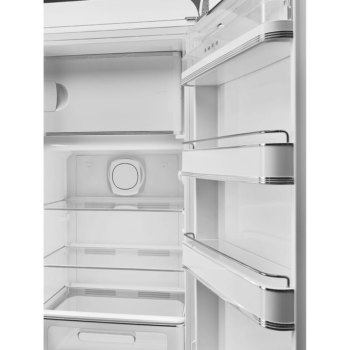 Smeg FAB28RWH6UK Retro Fridge with Icebox Right Hand Hinge - White