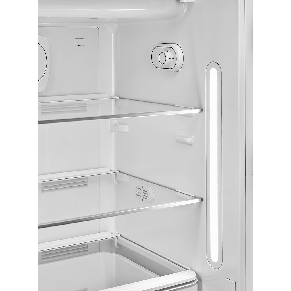 Smeg FAB28RYW6 Retro Fridge with Icebox Right Hand Hinge - Yellow