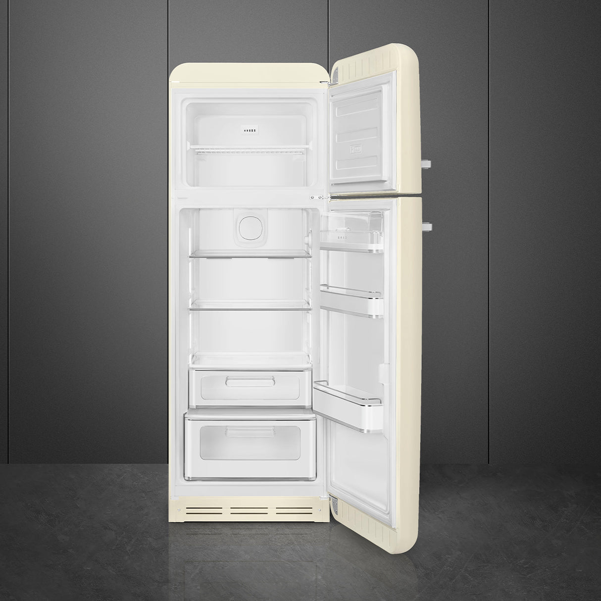Smeg FAB30RCR6UK Retro Fridge Freezer Right Hand Hinge - Cream