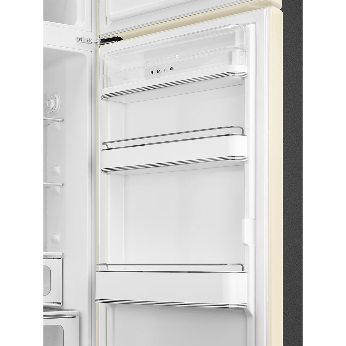 Smeg FAB30RCR6UK Retro Fridge Freezer Right Hand Hinge - Cream