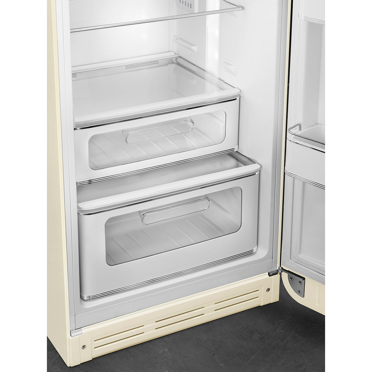 Smeg FAB30RCR6UK Retro Fridge Freezer Right Hand Hinge - Cream