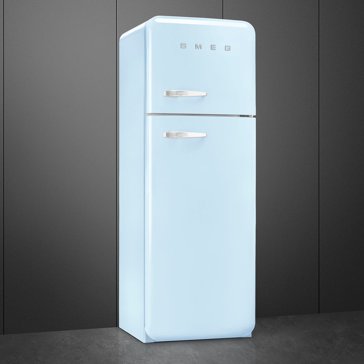 Smeg FAB30RPB6UK Retro Fridge Freezer Right Hand Hinge - Pastel Blue