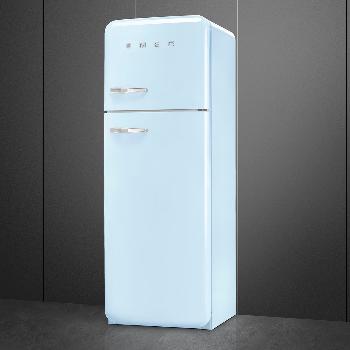 Smeg FAB30RPB6UK Retro Fridge Freezer Right Hand Hinge - Pastel Blue