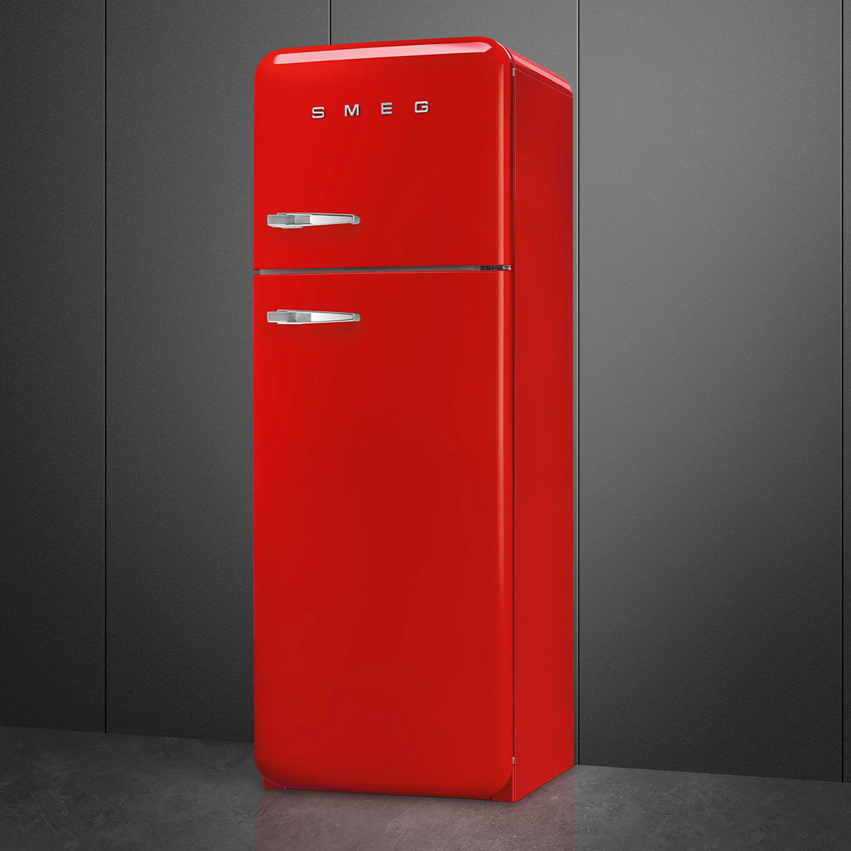 Smeg FAB30RRD6UK Retro Fridge Freezer Right Hand Hinge - Red