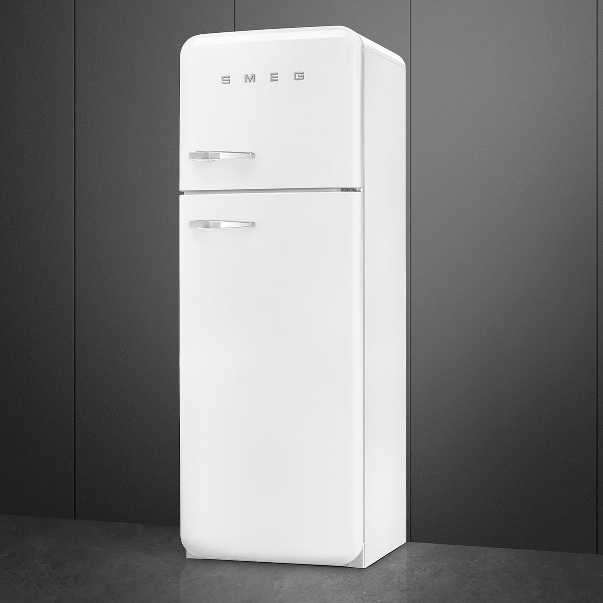 Smeg FAB30RWH6UK Retro Fridge Freezer Right Hand Hinge - White