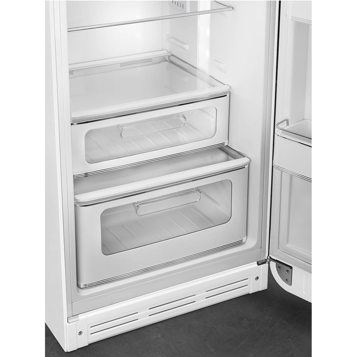 Smeg FAB30RWH6UK Retro Fridge Freezer Right Hand Hinge - White