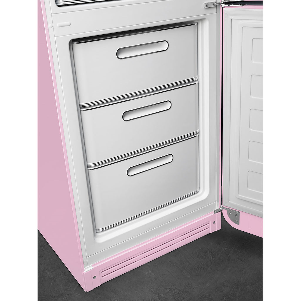 Smeg FAB32RPK6UK Retro Fridge Freezer Right Hand Hinge - Pink