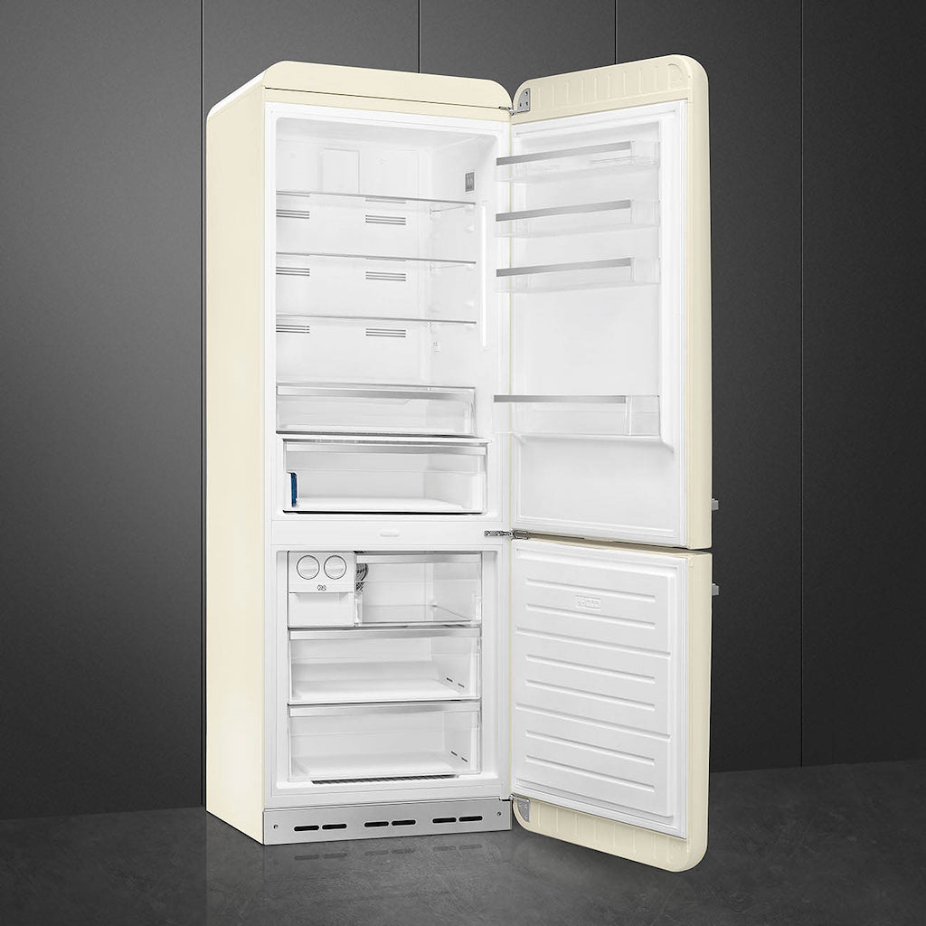Smeg FAB38RCR6 Retro Fridge Freezer Right Hand Hinge - Cream