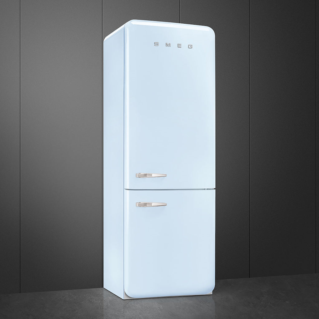 Smeg FAB38RPB6 Retro Fridge Freezer Right Hand Hinge - Pastel Blue