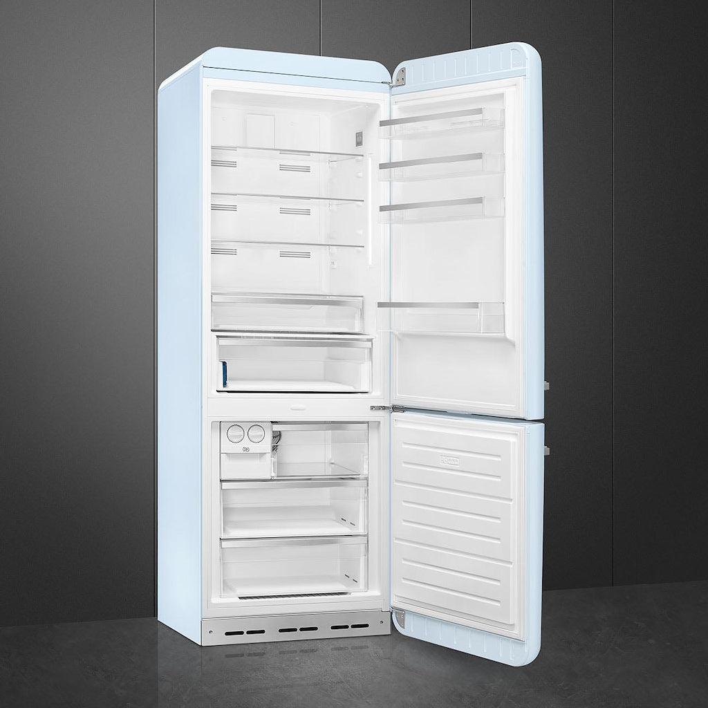 Smeg FAB38RPB6 Retro Fridge Freezer Right Hand Hinge - Pastel Blue