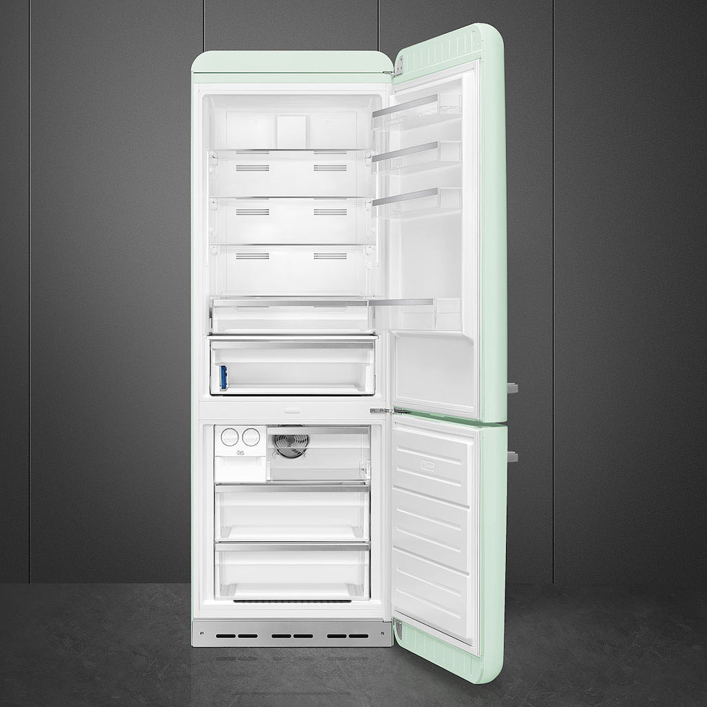 Smeg FAB38RPG6 Retro Fridge Freezer Right Hand Hinge - Pastel Green