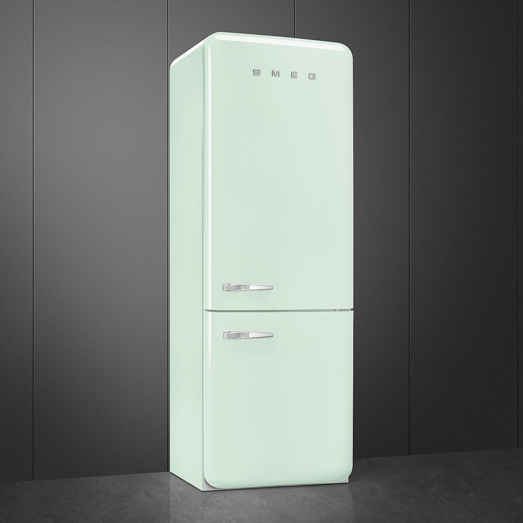 Smeg FAB38RPG6 Retro Fridge Freezer Right Hand Hinge - Pastel Green