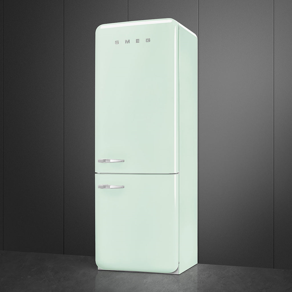 Smeg FAB38RPG6 Retro Fridge Freezer Right Hand Hinge - Pastel Green