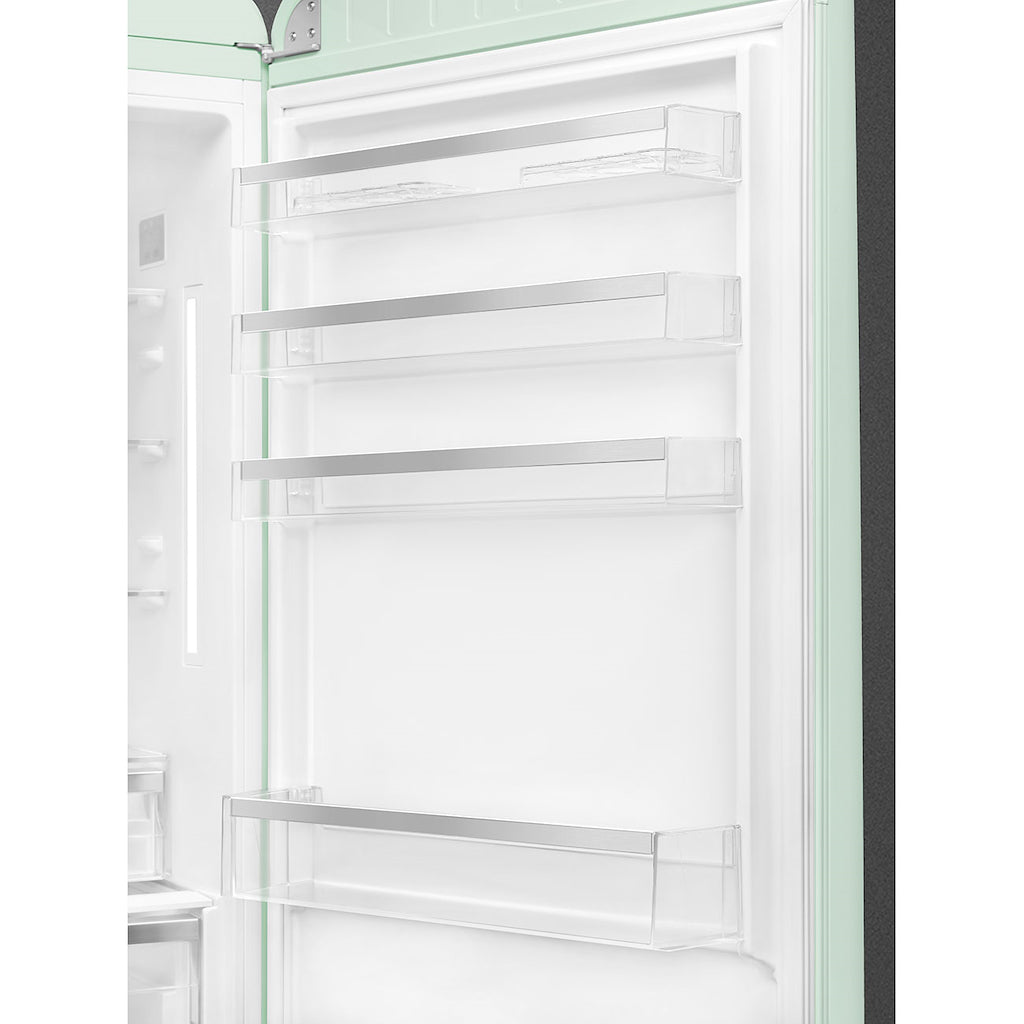 Smeg FAB38RPG6 Retro Fridge Freezer Right Hand Hinge - Pastel Green