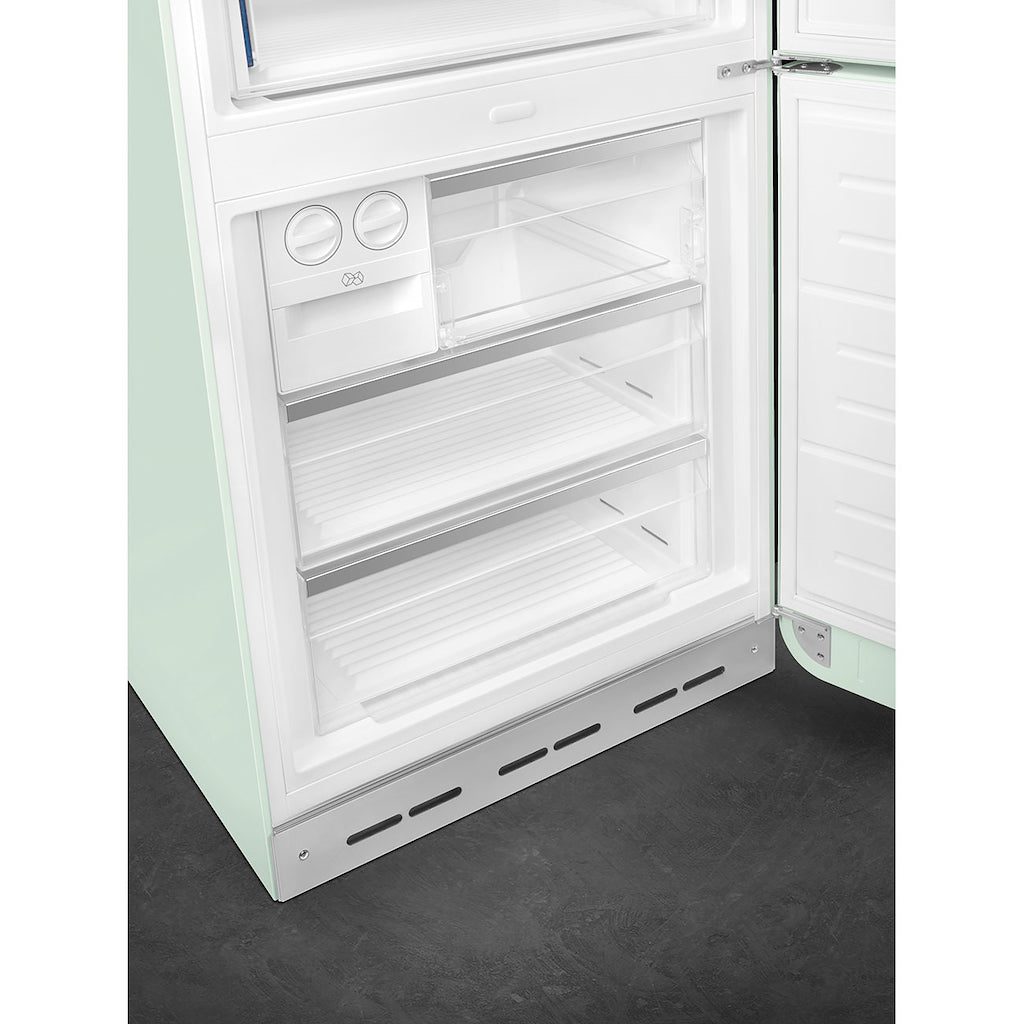 Smeg FAB38RPG6 Retro Fridge Freezer Right Hand Hinge - Pastel Green