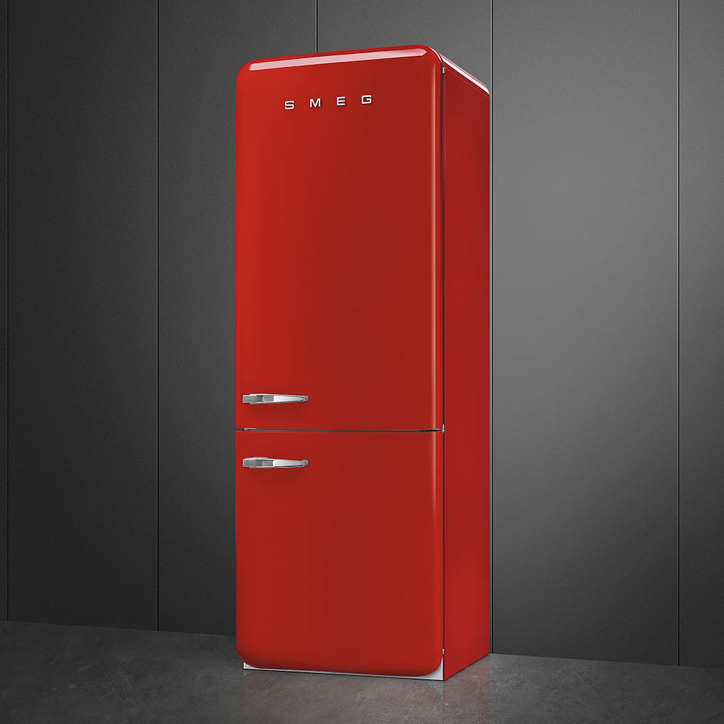 Smeg FAB38RRD6 Retro Fridge Freezer Right Hand Hinge - Red