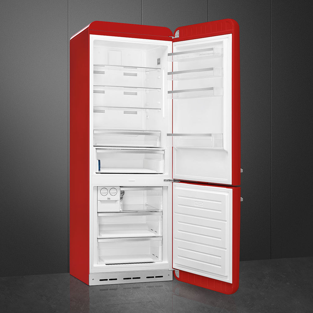 Smeg FAB38RRD6 Retro Fridge Freezer Right Hand Hinge - Red