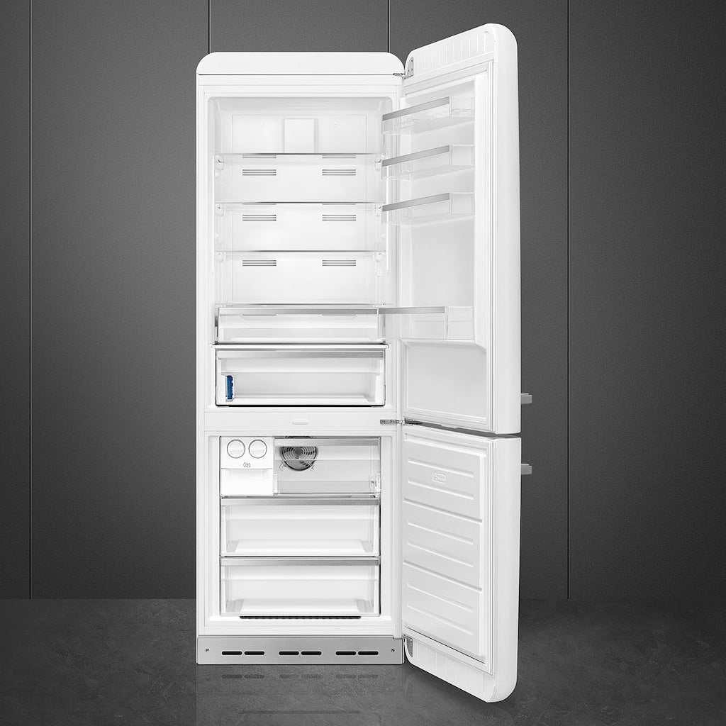 Smeg FAB38RWH6 Retro Fridge Freezer Right Hand Hinge - White