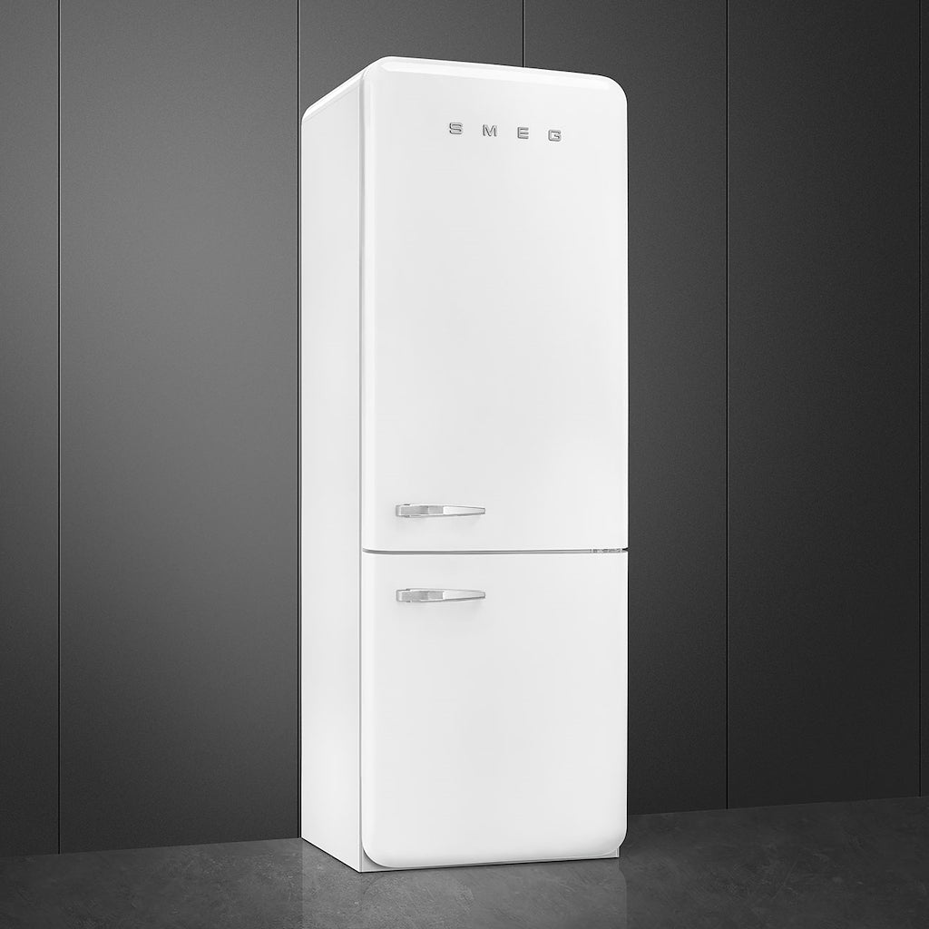 Smeg FAB38RWH6 Retro Fridge Freezer Right Hand Hinge - White