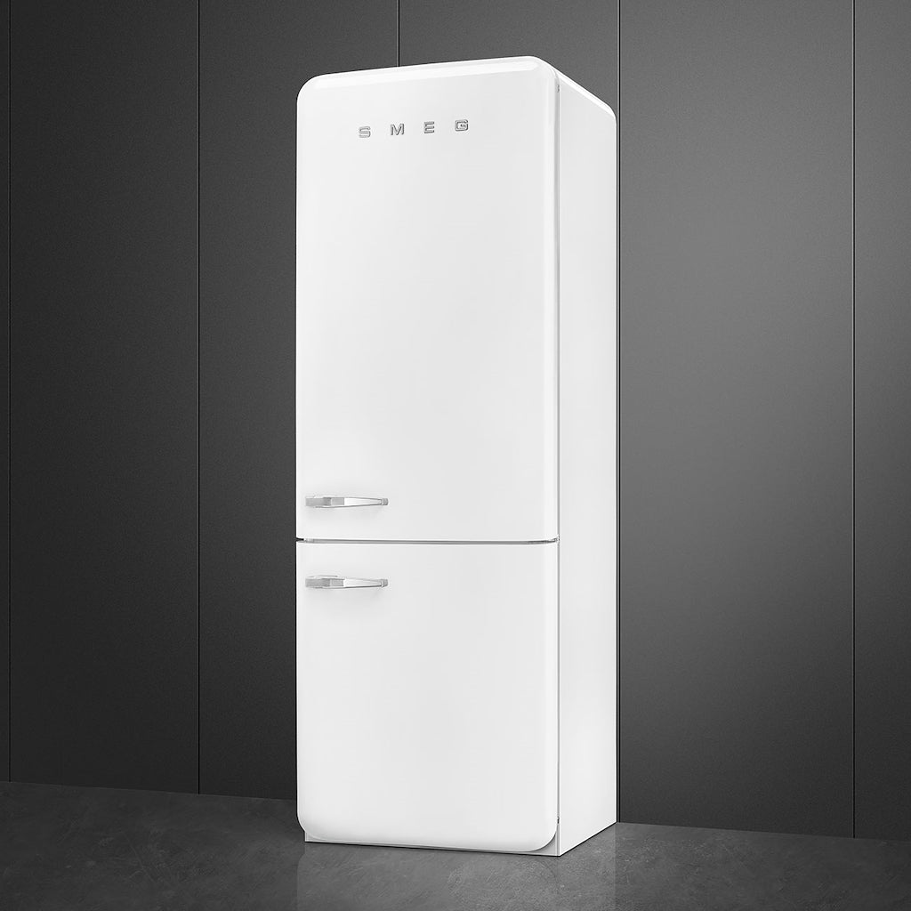 Smeg FAB38RWH6 Retro Fridge Freezer Right Hand Hinge - White