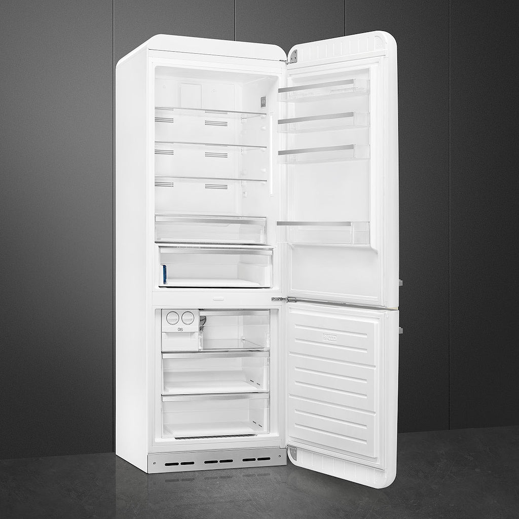 Smeg FAB38RWH6 Retro Fridge Freezer Right Hand Hinge - White