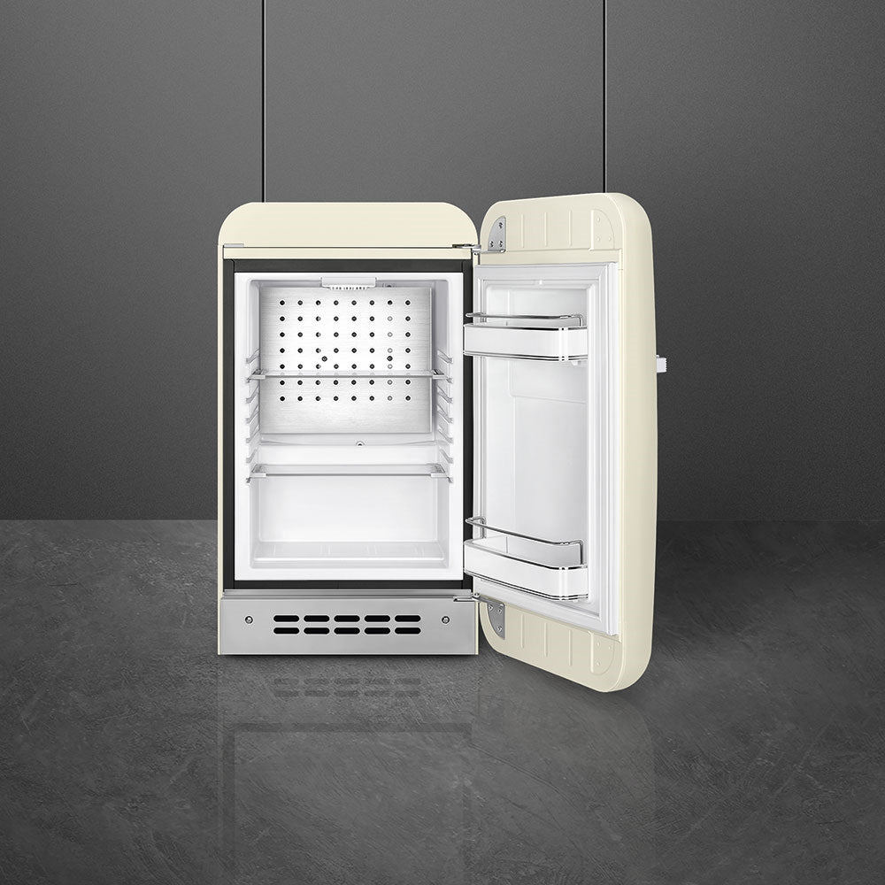 Smeg FAB5RCR6 Retro Mini Fridge Right Hand Hinge - Cream