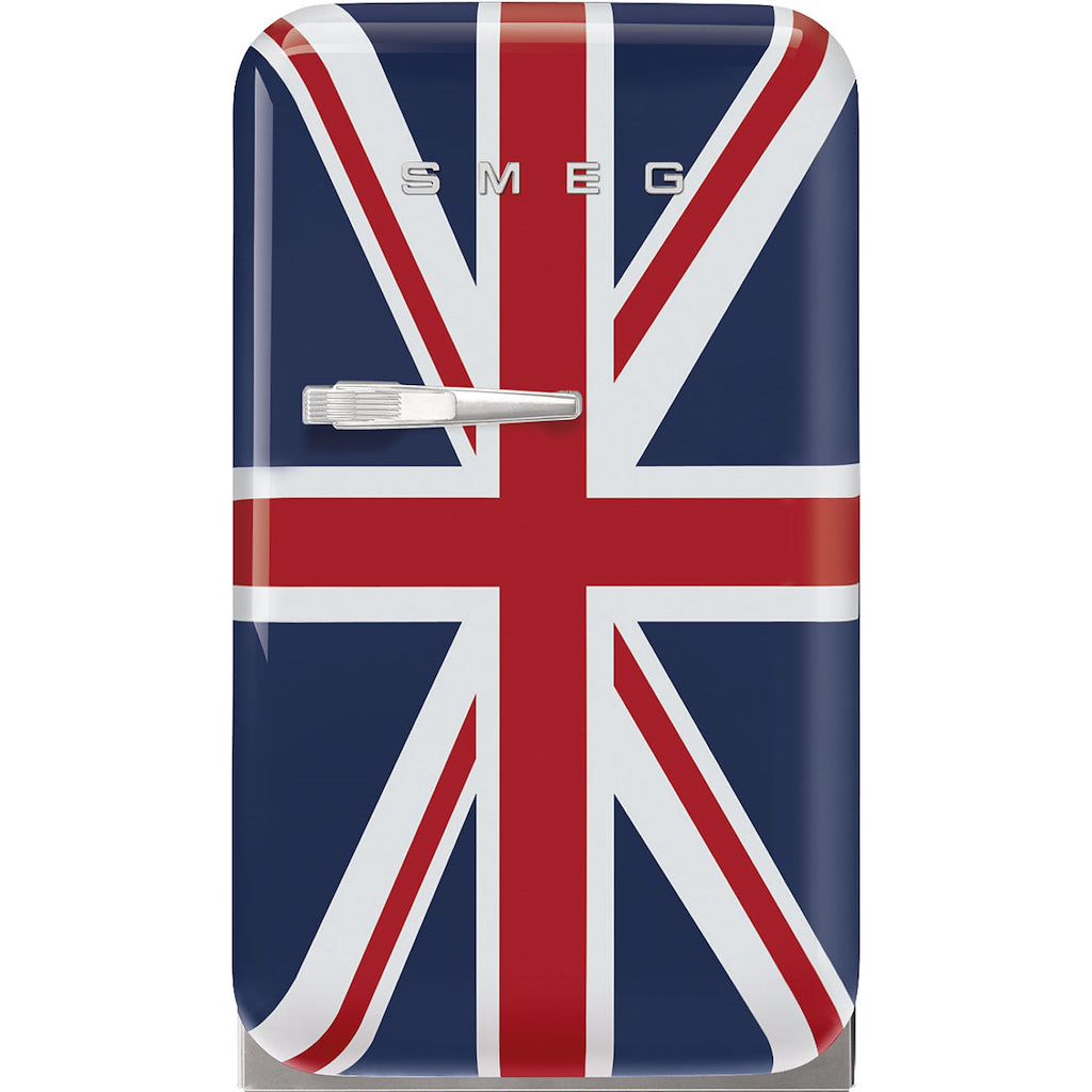 Smeg FAB5RDUJ6 Retro Mini Fridge Right Hand Hinge - Union Jack