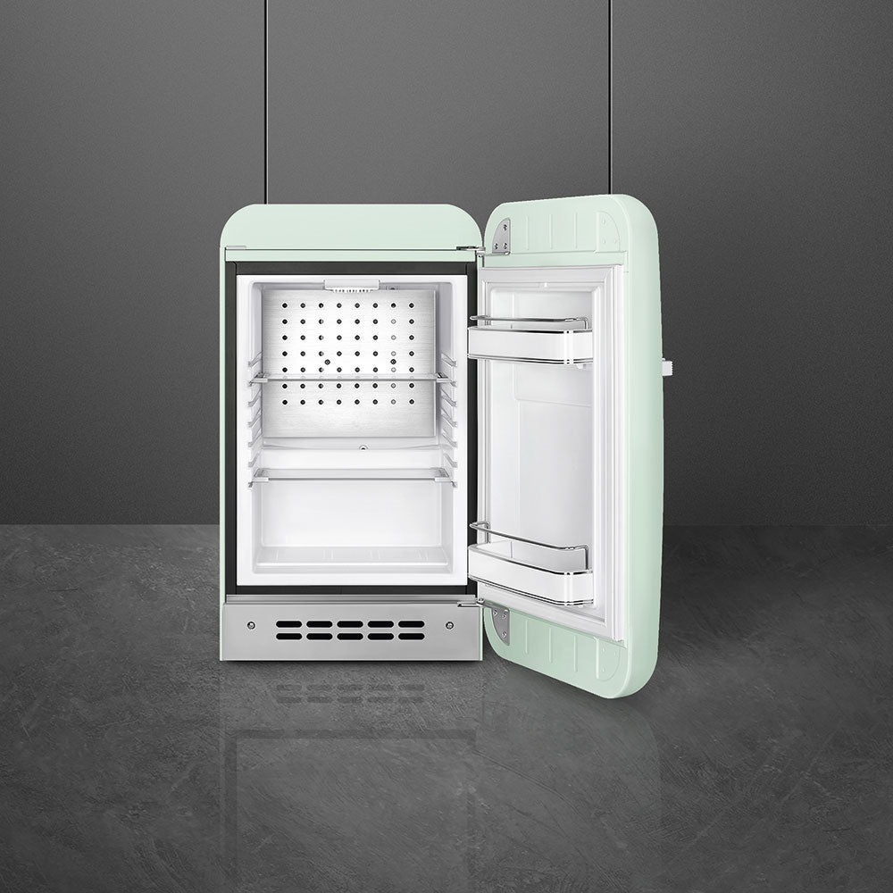 Smeg FAB5RPG6 Retro Mini Fridge Right Hand Hinge - Pastel Green