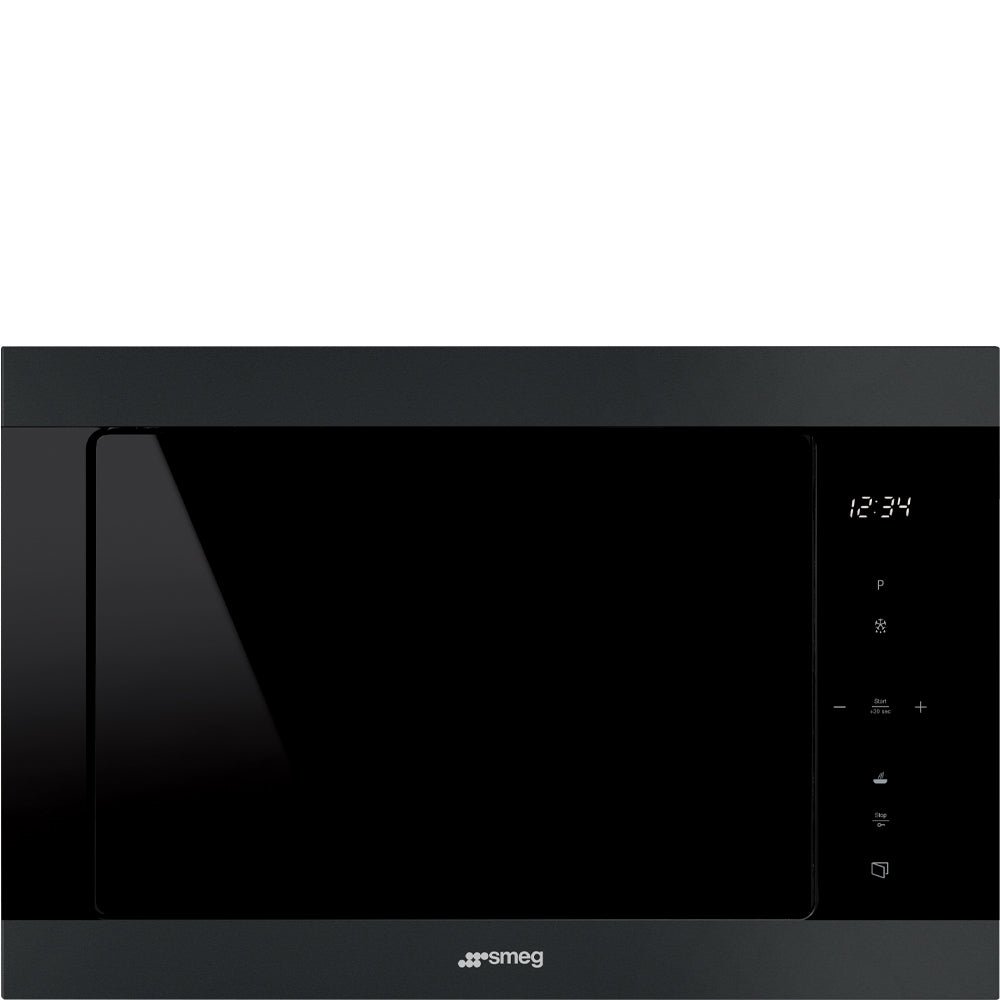 Smeg FMI325N Built-In Combination Microwave - Black
