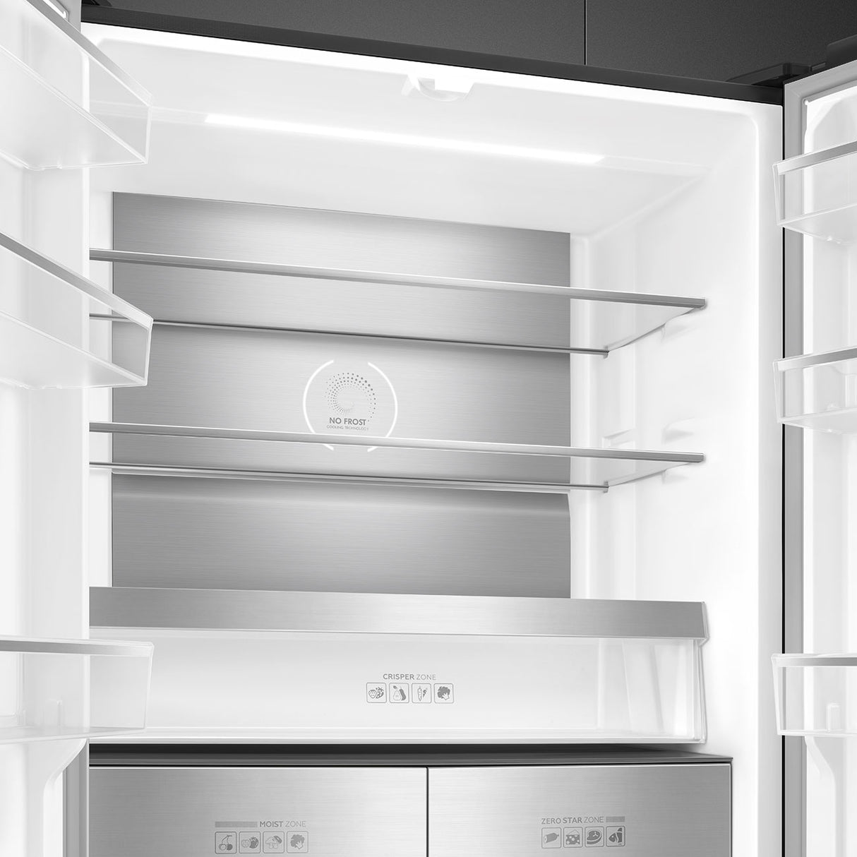 Smeg FQI60KD American Style Fridge Freezer - Dark Inox