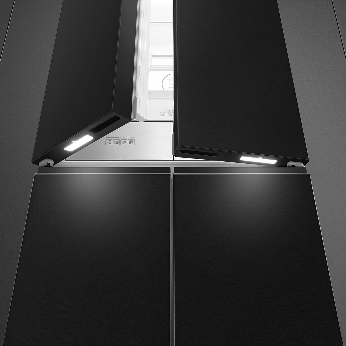 Smeg FQI60KD American Style Fridge Freezer - Dark Inox
