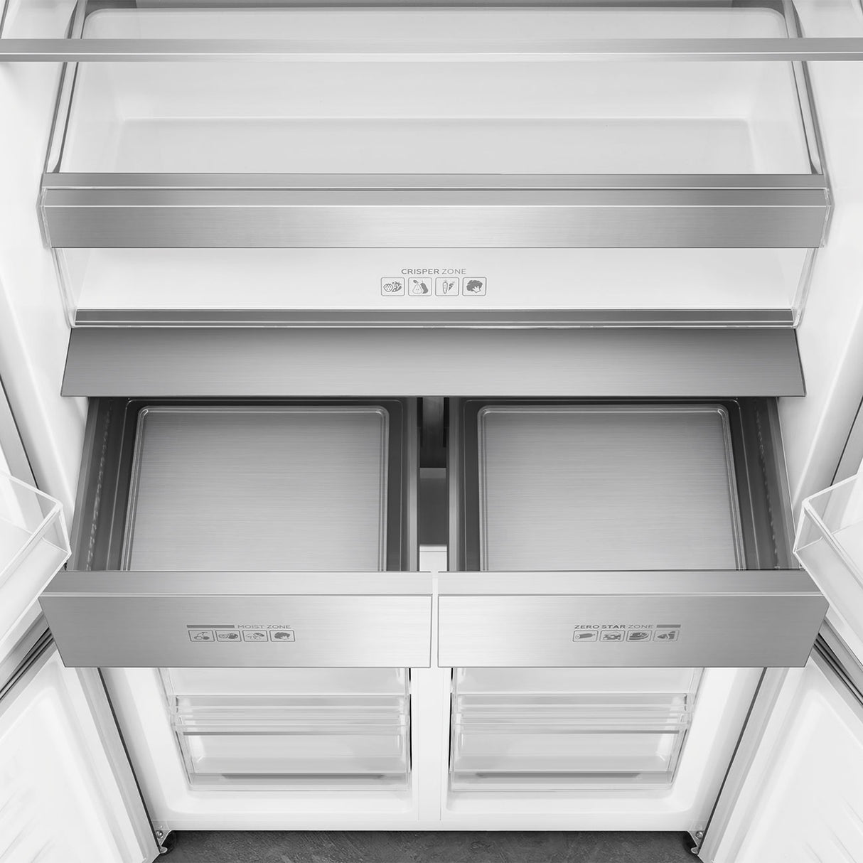 Smeg FQI60KD American Style Fridge Freezer - Dark Inox