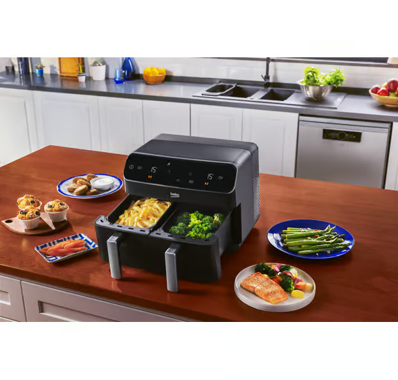 Beko FRL5387B ExpertFry Dual Zone Air Fryer - Black