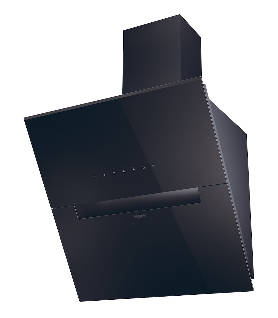 Haier HADG6CBS4BWIFI 60cm Angled Glass WiFi Chimney