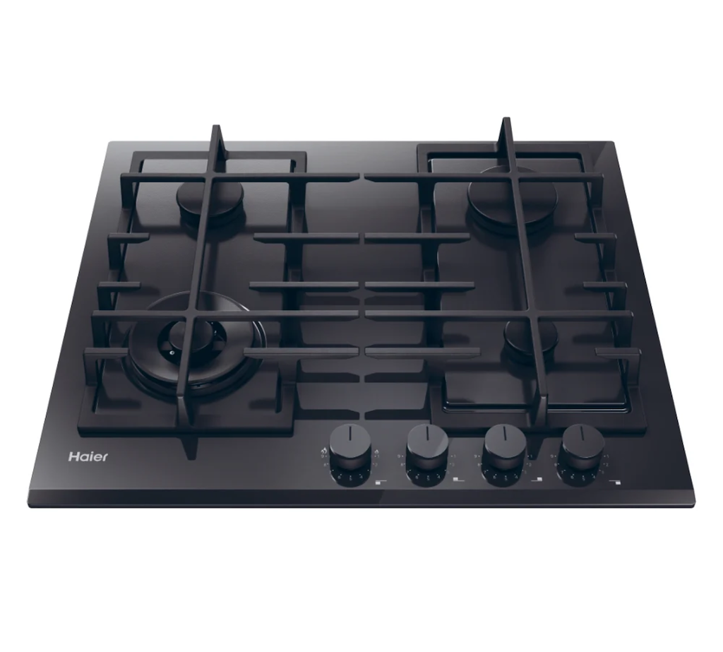 Haier HAVG6BF4TBPB 65cm Gas on Glass Hob