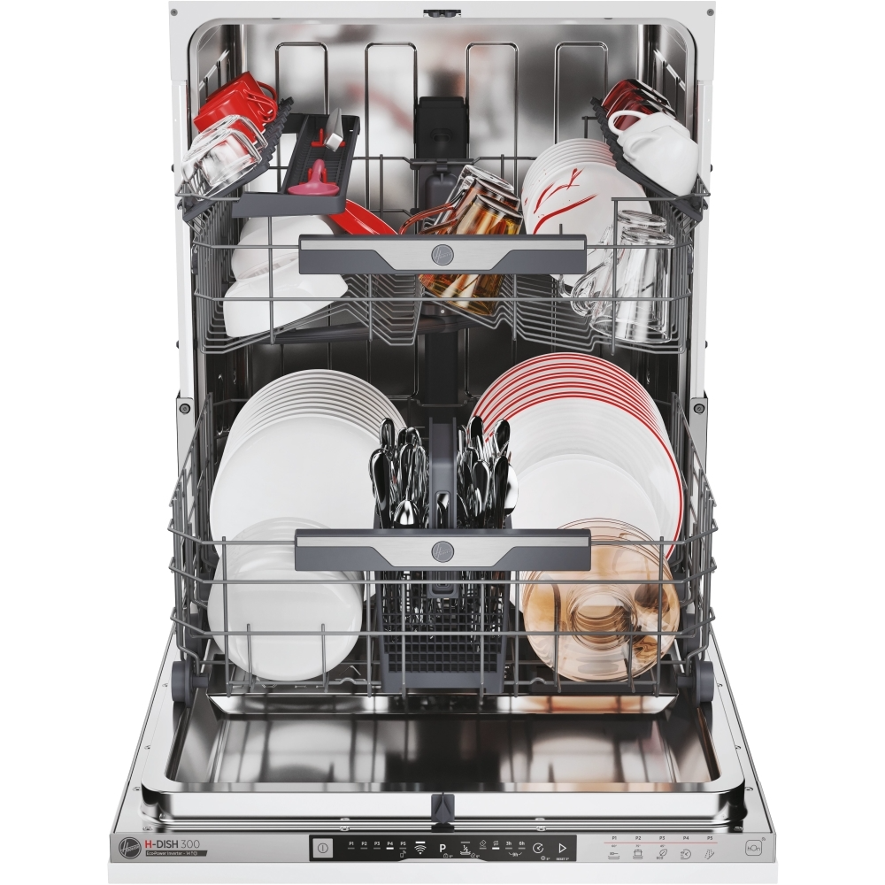 Hoover HI 4E7L0S-80 60cm Built-In 14 Place Setting Dishwasher