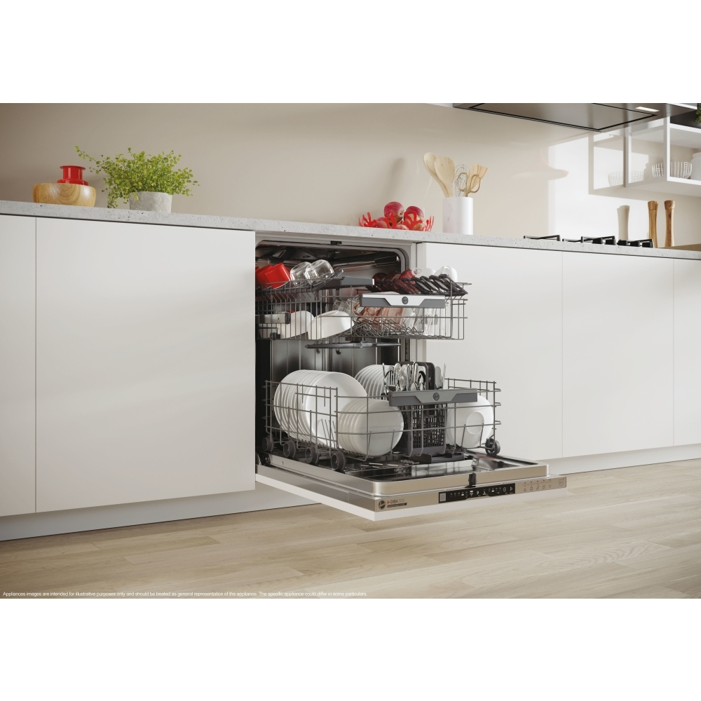 Hoover HI 4E7L0S-80 60cm Built-In 14 Place Setting Dishwasher