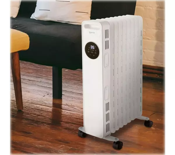 Igenix IG2621 2000W Digital Oil filled Radiator White