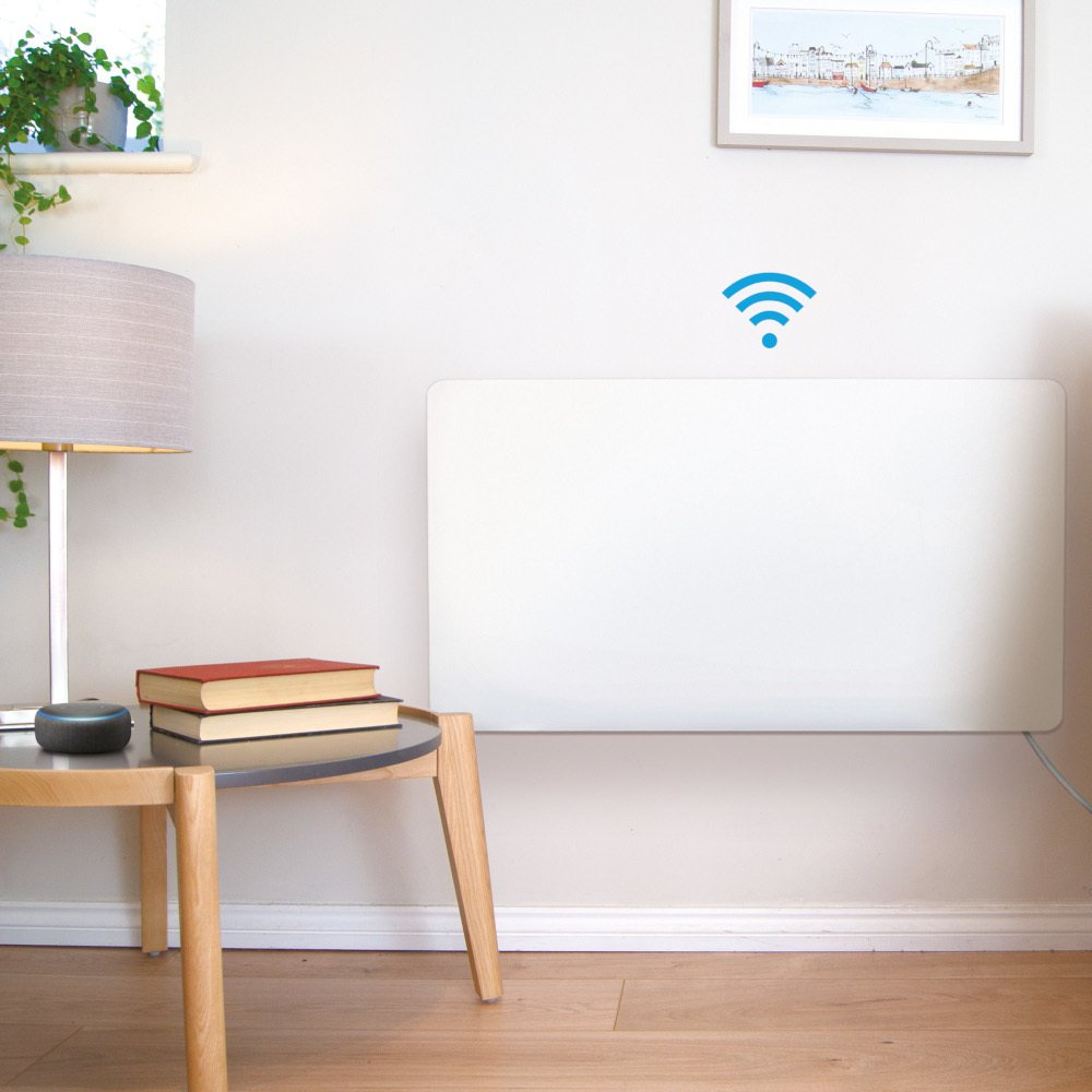 Igenix IG9521WIFI 2000W Smart Glass Panel Heater White